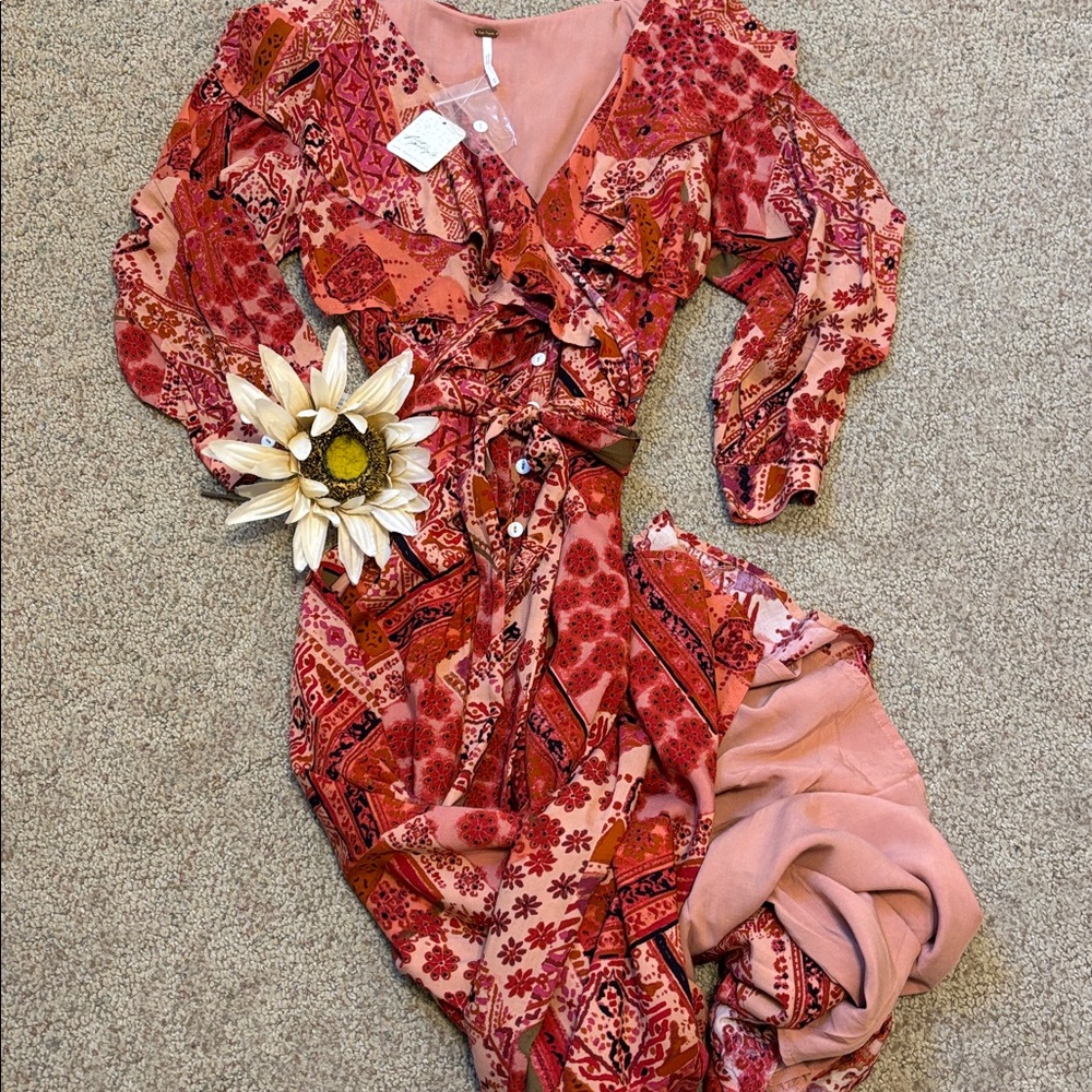 🆕Bnwt Free People Lennon Dress - Picture 3 of 12